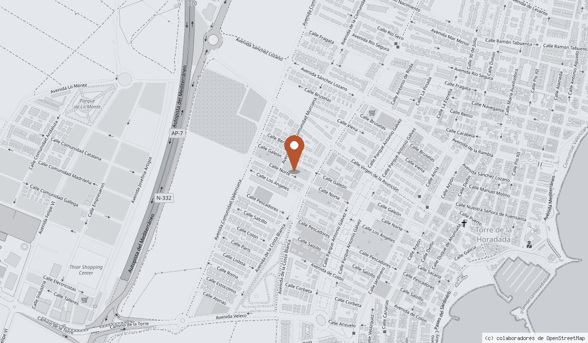 Mapa de situación de Porto Marina Plaza