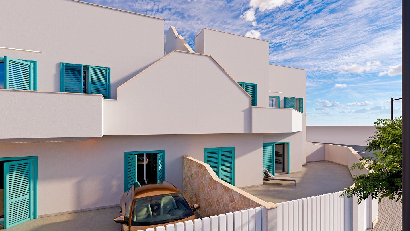 Fachada de apartamentos de Porto Marina Arena