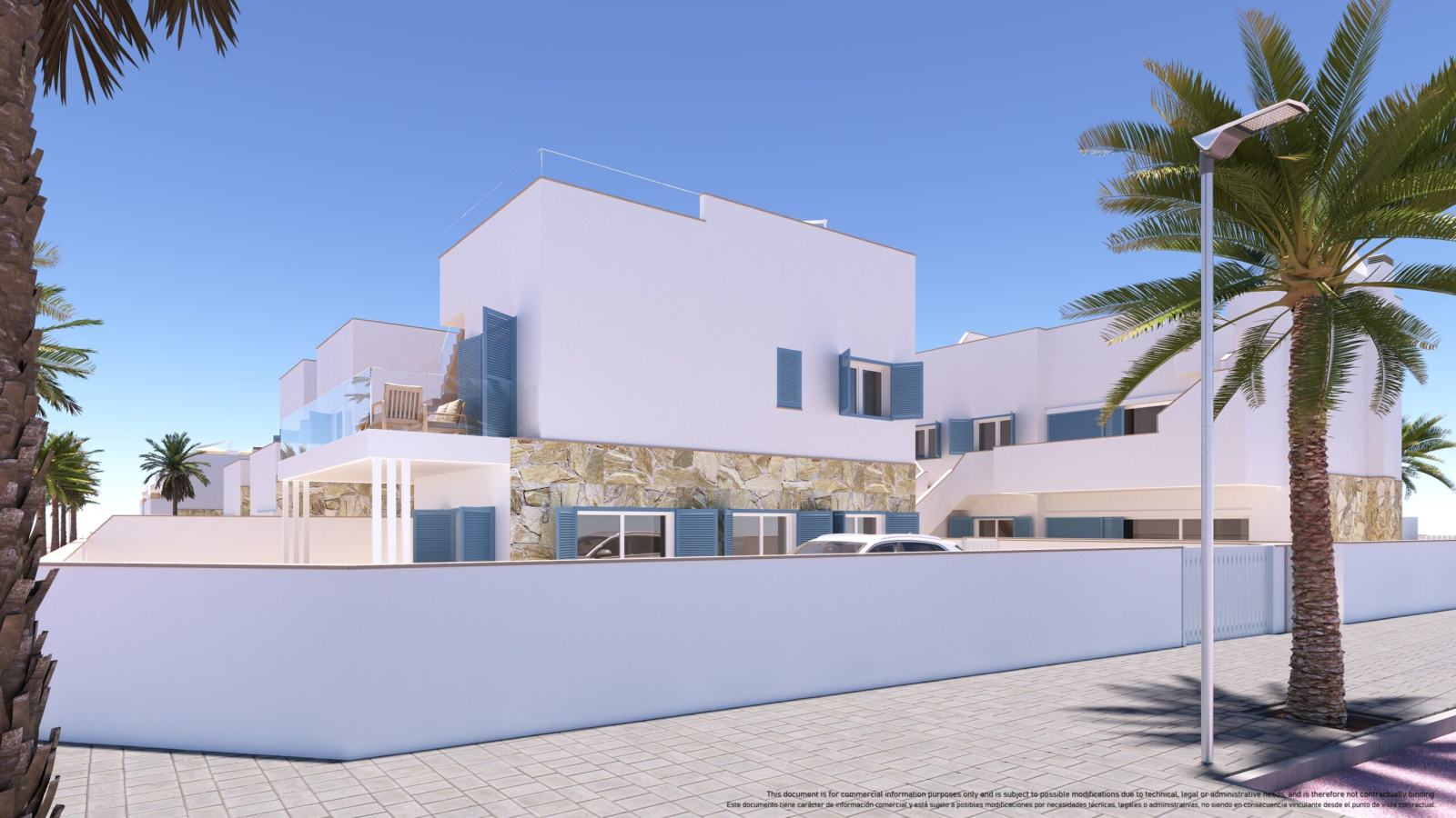 Fachada a la calle Norte y avenida Costa Blanca